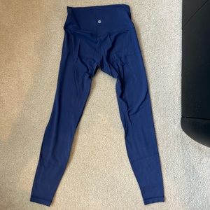 lululemon Align High Rise Leggings 28” Blue Size 6